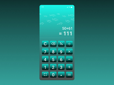 Calculator #DailyUI #004