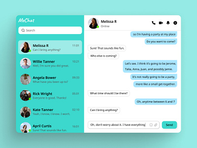 Direct Messaging for #DailyUI #013