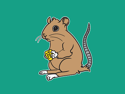 Rat bold design drawing graphic illustration illustrator photoshop rat vector