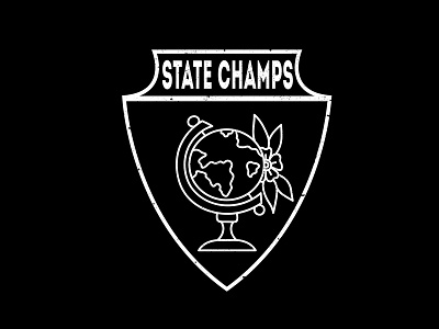 State Champs Crest crest design drawing graphic design illustration illustrator logo neck deep photoshop pop punk state champs vector
