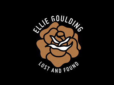 Lost an Found bold design ellie goulding graphic design illustration illustrator logo photoshop rose vector