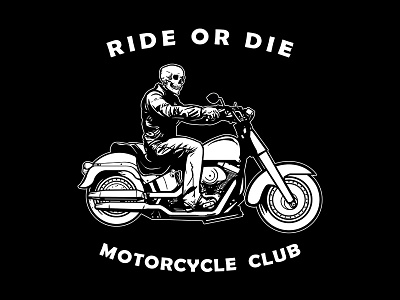 Ride Or Die art artwork commission design drawing graphic design graphic designer illustration illustrator merch design tee vector