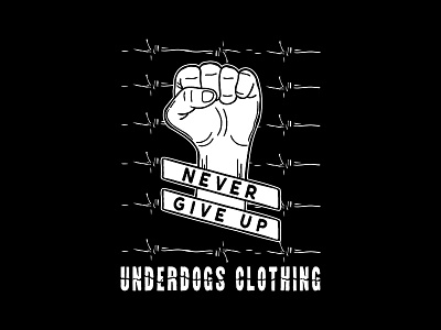 Underdogs Clothing art artwork commission design drawing graphic design graphic designer illustration illustrator shirt design tee vector