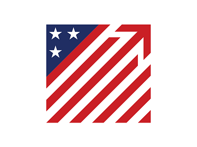 Freedom To Grow america blue flag freedom logo logo design red stars united states white