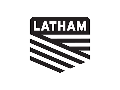 Latham agriculture black branding crops identity logo logo design rows seed white