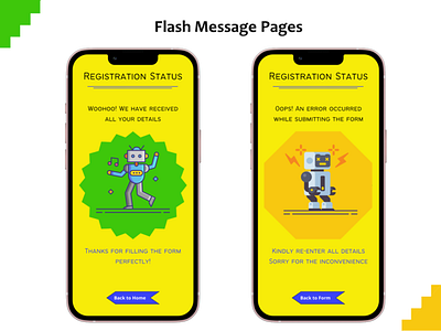 Flash Message - Success and Error #DailyUI11