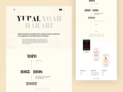 #50 Yuval Harari Vita 📚 | 99+ Days in the Lab author biography books details harari history onepage scroll vita
