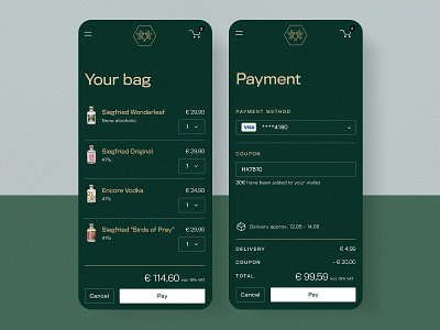#77 Gin Payment 💸 | 99+ Days in the Lab bag basket challenge checkout coupon gin green mobile payment payments price typography