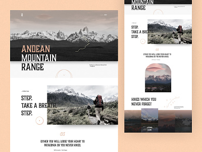 #93 Patagonia Hiking 🥾🌎 argentina branding challenge daily desktop editorial mask mountains patagonia photography travelling typography