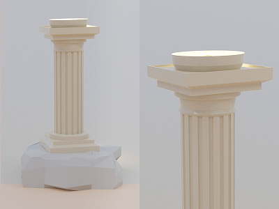 #95 Doric 3D column 🏛️