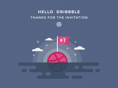 Thanks for invitation | Hello to the dribbble community dribbble invitation first draft first shoot hello to the community welcome