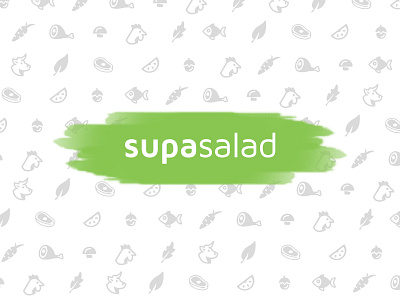 Supasalad Icon Set animal icon beef debut food food icons fresh healthy icons italian menu salad vegetable