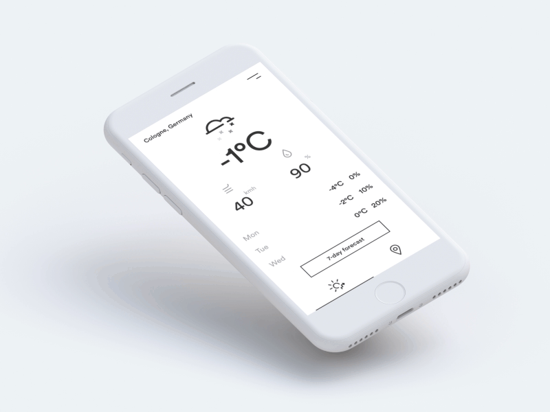 Clean & Minimalistic Weather App