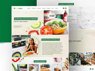 Supasalad 🥗 website | Redesign cologne fresh green healthy redesign salad supasalad website