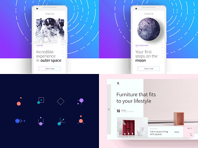 #Top4Shots | Dribbble 2018 2018 animation cologne desktop dribbble furniture mobile review space spaced top 4 transition