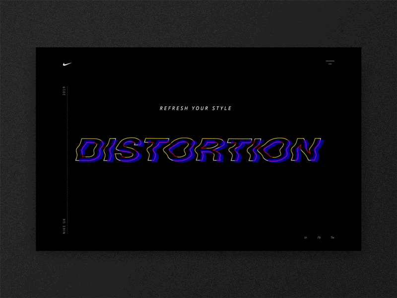 Distortion Hover Effect ✨ ae black distortion hover landingpage mobile multiply text transform transition warp wave web