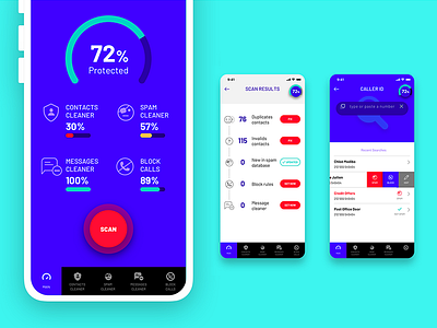 Phone Shield app app ui ux