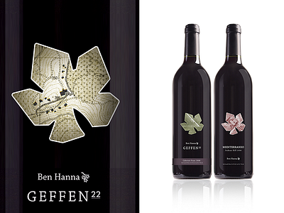 Ben Hanna Winery graphic design packaging