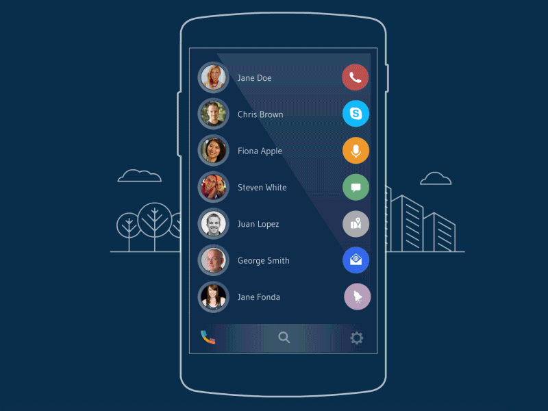 Drupe - Contacts app