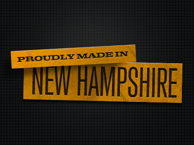Proudly Made in New Hampshire new hampshire