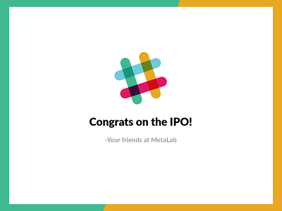 Congrats on the IPO, Slack 🎉 animation animation design loader loading ux