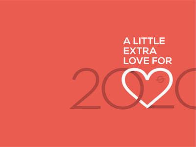 2020 2020 design flat heart love minimal neutra type vector
