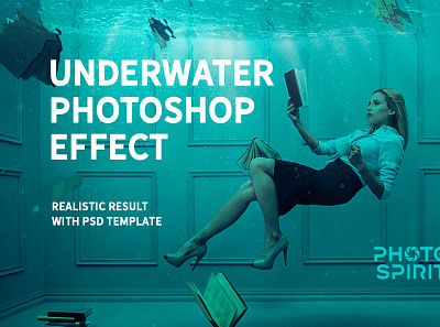 Underwater Photoshop Effect bubbles collection design effect effects overlays photo photoeffect photoshop template textures under water underwater university water