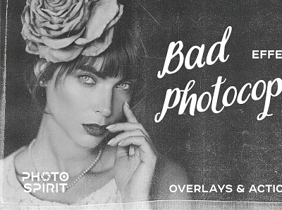 Bad Photocopy Effect Overlays actions black and white collection color design editing effect elements filter jpg machine overlays photo photocopy photography photoshop retro template textures vintage