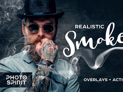 Realistic Smoke Overlays Photoshop