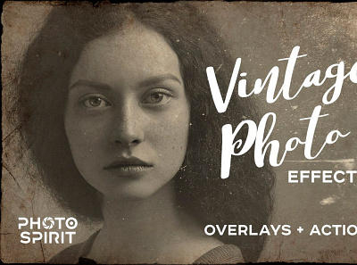 Vintage Old Photo Effect Overlays actions album background book collection download editor effect filter how to make old overlays photo photography photoshop retro template textures vintage