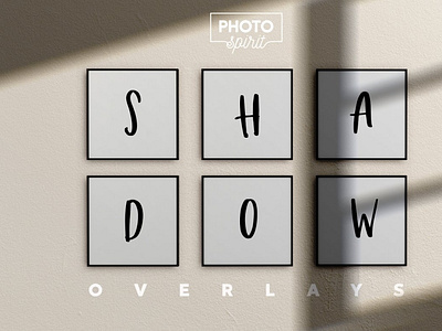 Organic Shadow Photo Overlays