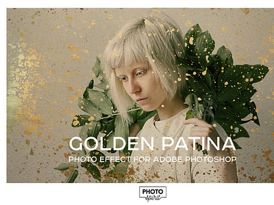 Golden Patina Photo Effect