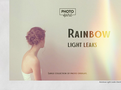 Rainbow Light Leaks Overlays actions background bokeh bright colorful colors effect elegance flares holographic jpg lens light leaks multicolor overlays photoshop rainbow sun template textures