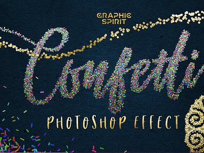 ✨ CONFETTI Effect for Photoshop