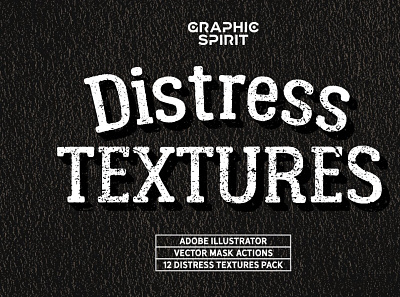 Distress Textures Vector Actions actions clipping custom cutout distress dots grunge halftone hipster illustrator knockout mask old opacity retro textures toolkit vector vintage wood