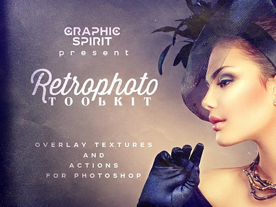 RETROPHOTO Toolkit Actions & Overlays