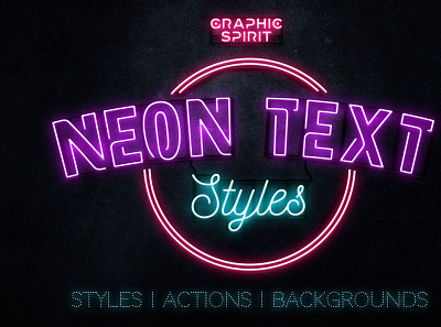 Neon Text Layer Styles & Extras action background color download effect elements extras font free glow glowing illustrator layer light neon photoshop psd sign styles text