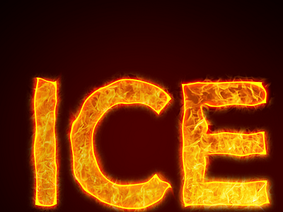 Fire Text Effect fire effct lettering photoshop text effect typography
