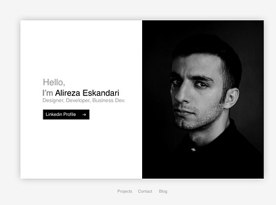 Eskandari.xyz iran iranian personal brand tehran ui ui design uiux ux design