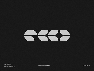 ECO - experimental icon branding design eco flower form logo icon iconography logo minimal nature