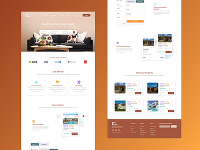 Daily UI 003 Landing Page - Real Estate