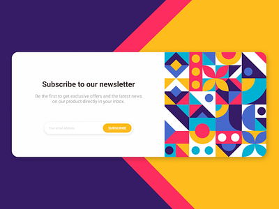 Daily UI #026 Subscribe