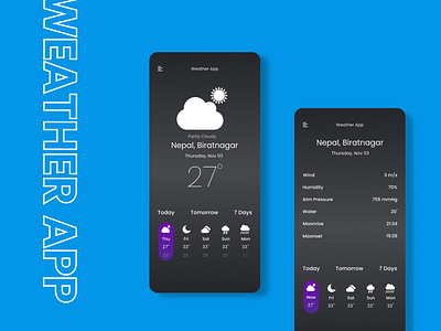 Daily UI #037 Weather App