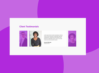 Daily UI #039 Testimonials client testimonial dailyui dailyui039 dailyuichallenge design figma testimonial ui uidesign uidesigner uiux userexperience userinterface website design