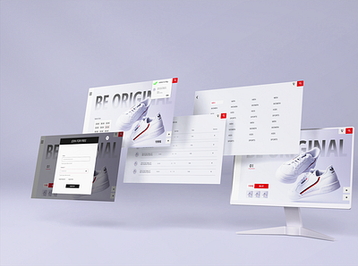 BeOriginal - Shoes Shop app design figma graphic design illustration mockup prototyping ui ux web webdesign xd