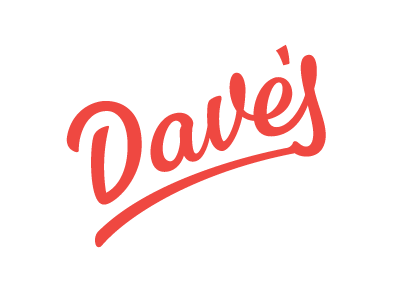 Dave's lettering. script