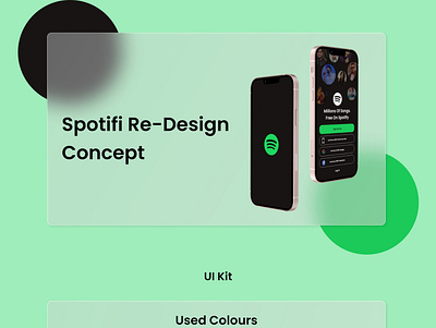 Spotify UI Design app branding design graphic design illustration logo typography ui ux vector
