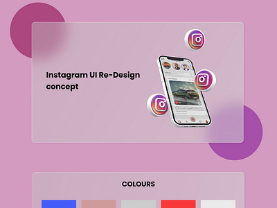 Instagram UI Re-Design Concept