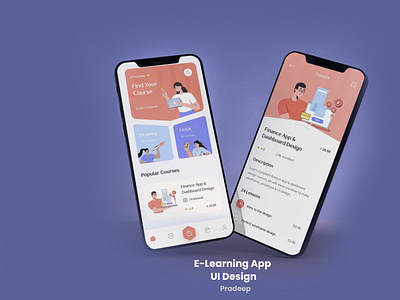 E-Learning App UI Design