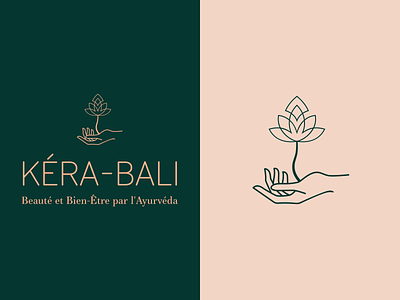 Kera Bali ayurveda beauty branding design graphic logo typography vector wellness